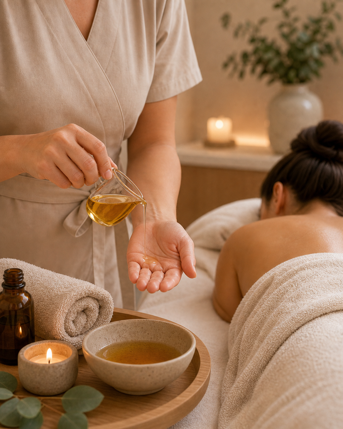 Ritual Indio con aceite relajante en Ana Estada en Sagunto